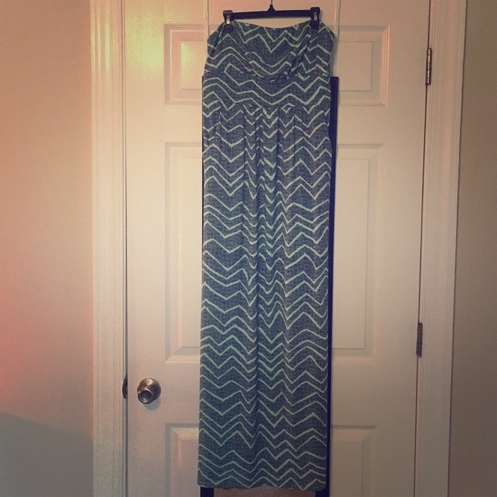 Pink Owl Apparel Strapless Dress.